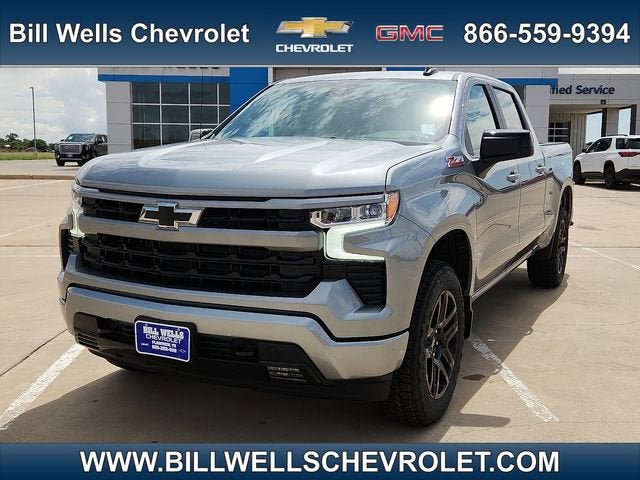 2026 Chevrolet Silverado 1500 RST in Sterling Gray Metallic — front three-quarter view