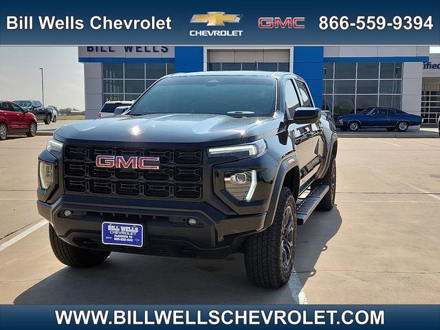 2025 GMC Canyon Elevation in Onyx Black — front three-quarter view