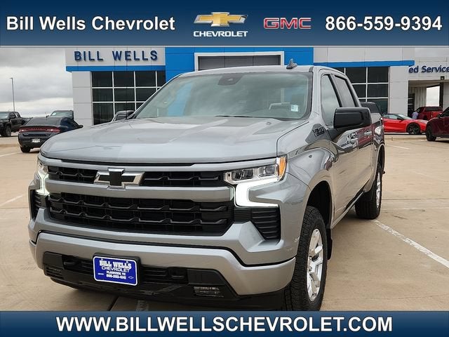 2026 Chevrolet Silverado 1500 RST in Sterling Gray Metallic — front three-quarter view