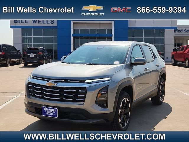 2026 Chevrolet Equinox LT in Sterling Gray Metallic — front three-quarter view